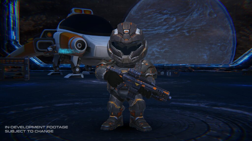 Player wearing the Lava set.